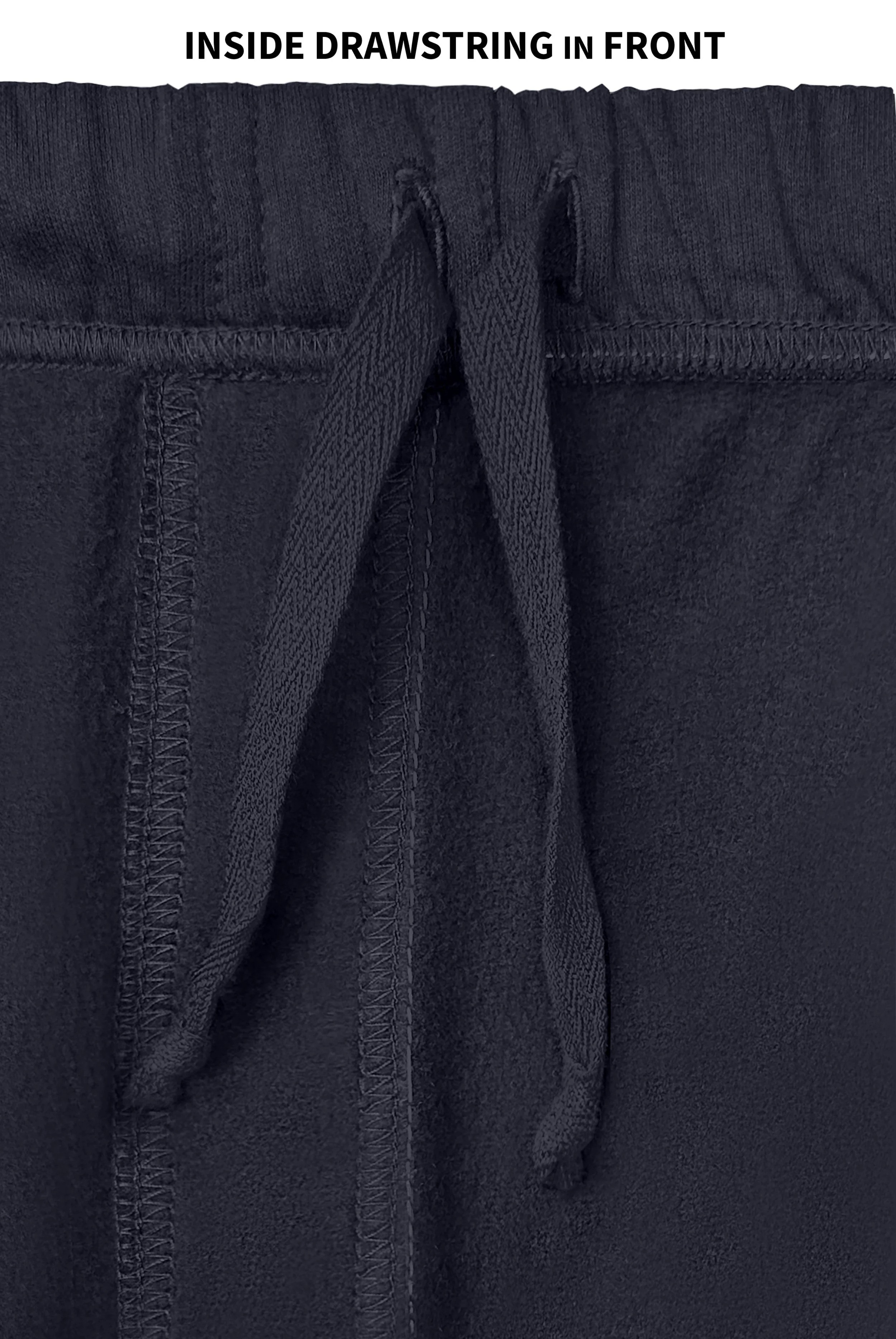 The Softest Mens Cotton Fleece Pant | Dark Navy - Drispect