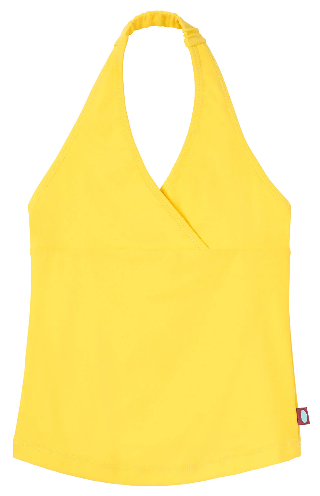 Girls UPF 50+ Swim Halter Top | Yellow - Drispect