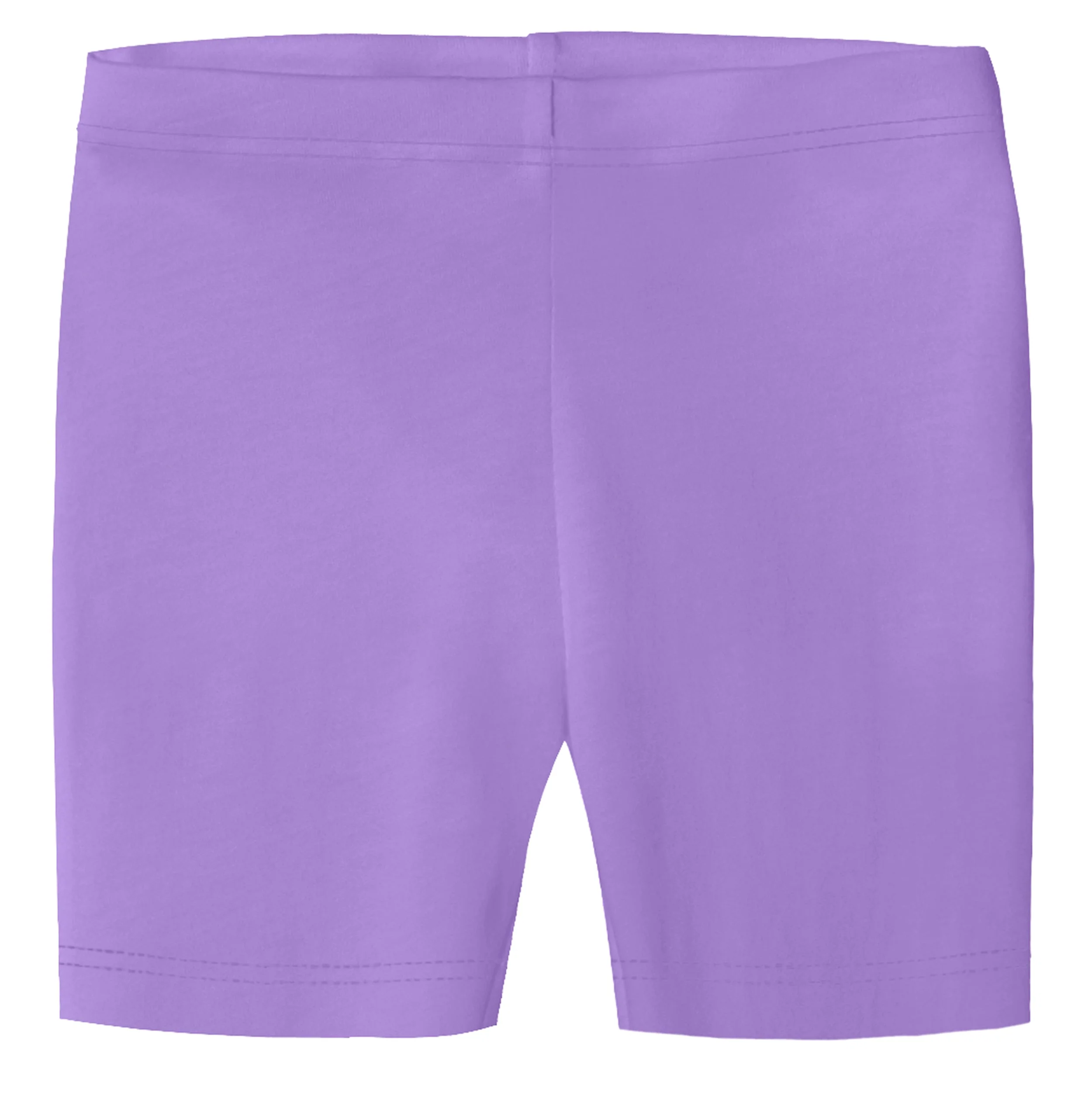 Girls Soft 100% Cotton Bike Shorts | Deep Purple - Drispect
