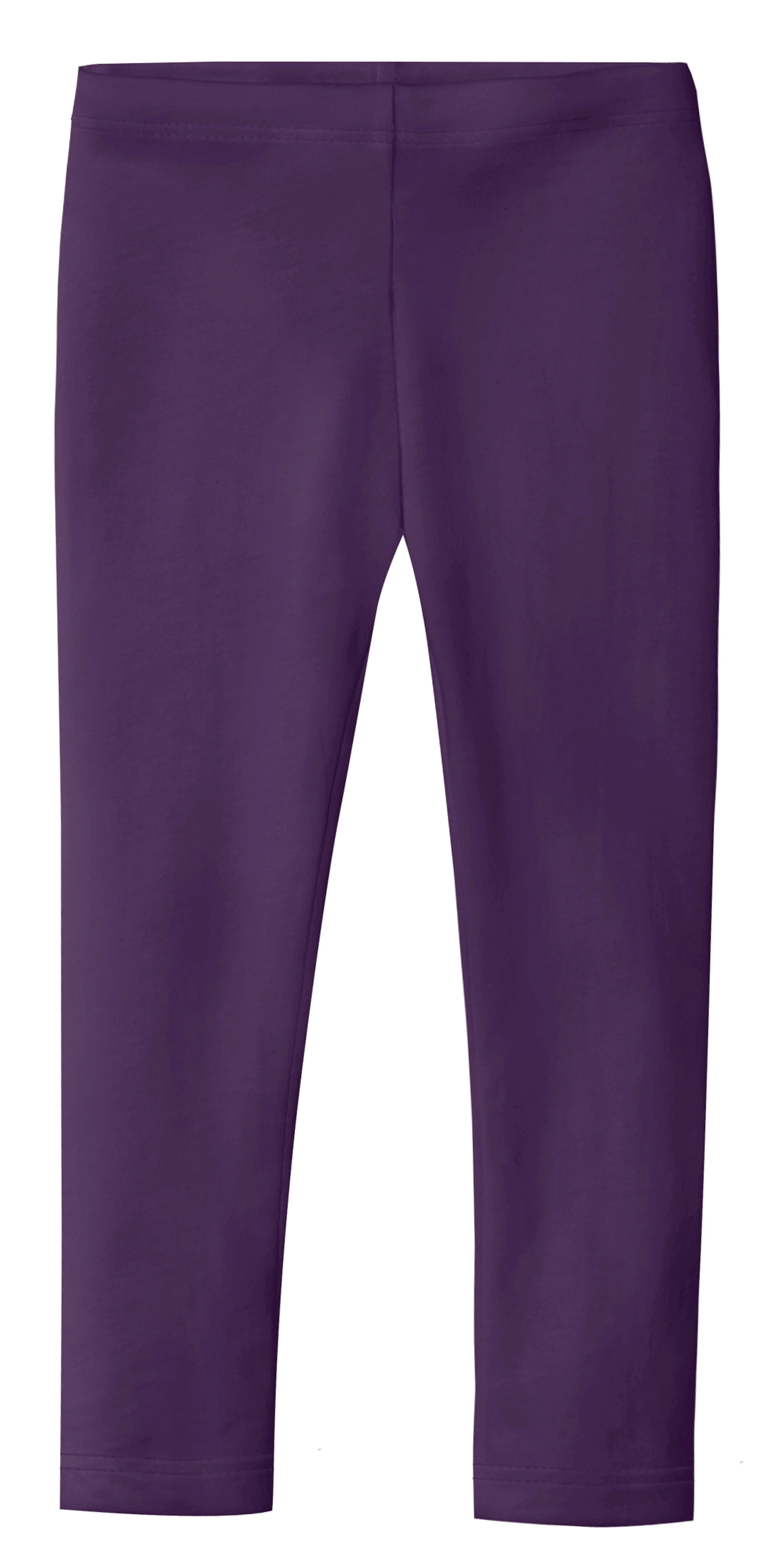 Girls Soft Organic Cotton Leggings | Purple - Drispect
