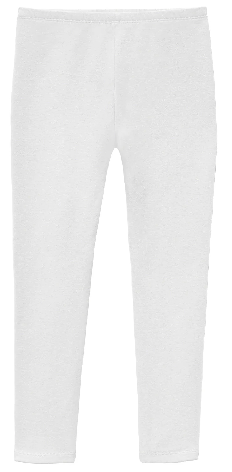 Soft Fleece Stretch Leggings| White - Drispect