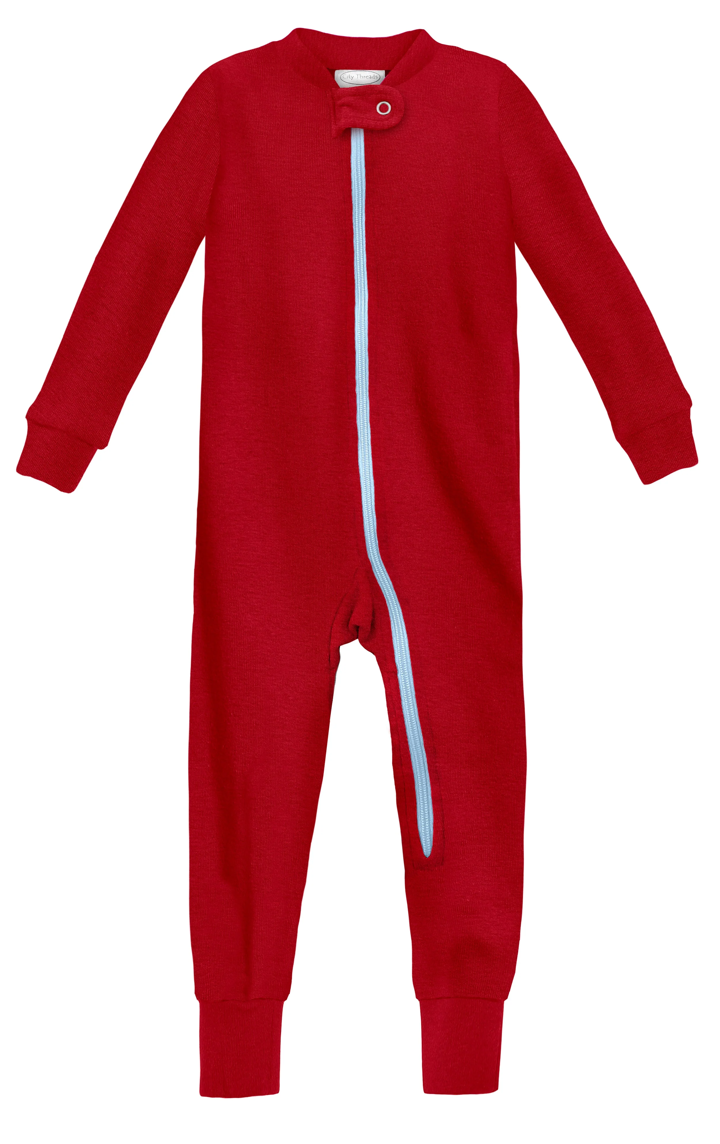 Unisex Organic Zip Footless Footie - Drispect