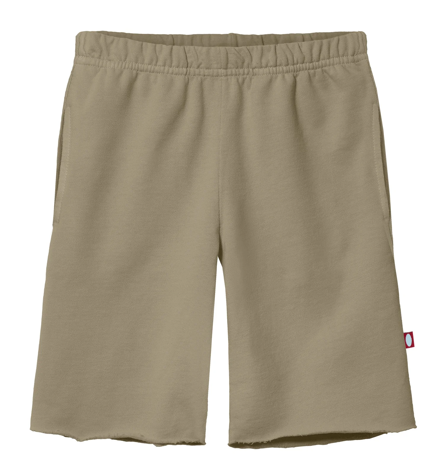Boys Amazingly Soft Cotton Lightweight Fleece Shorts | Dark Khaki - Drispect