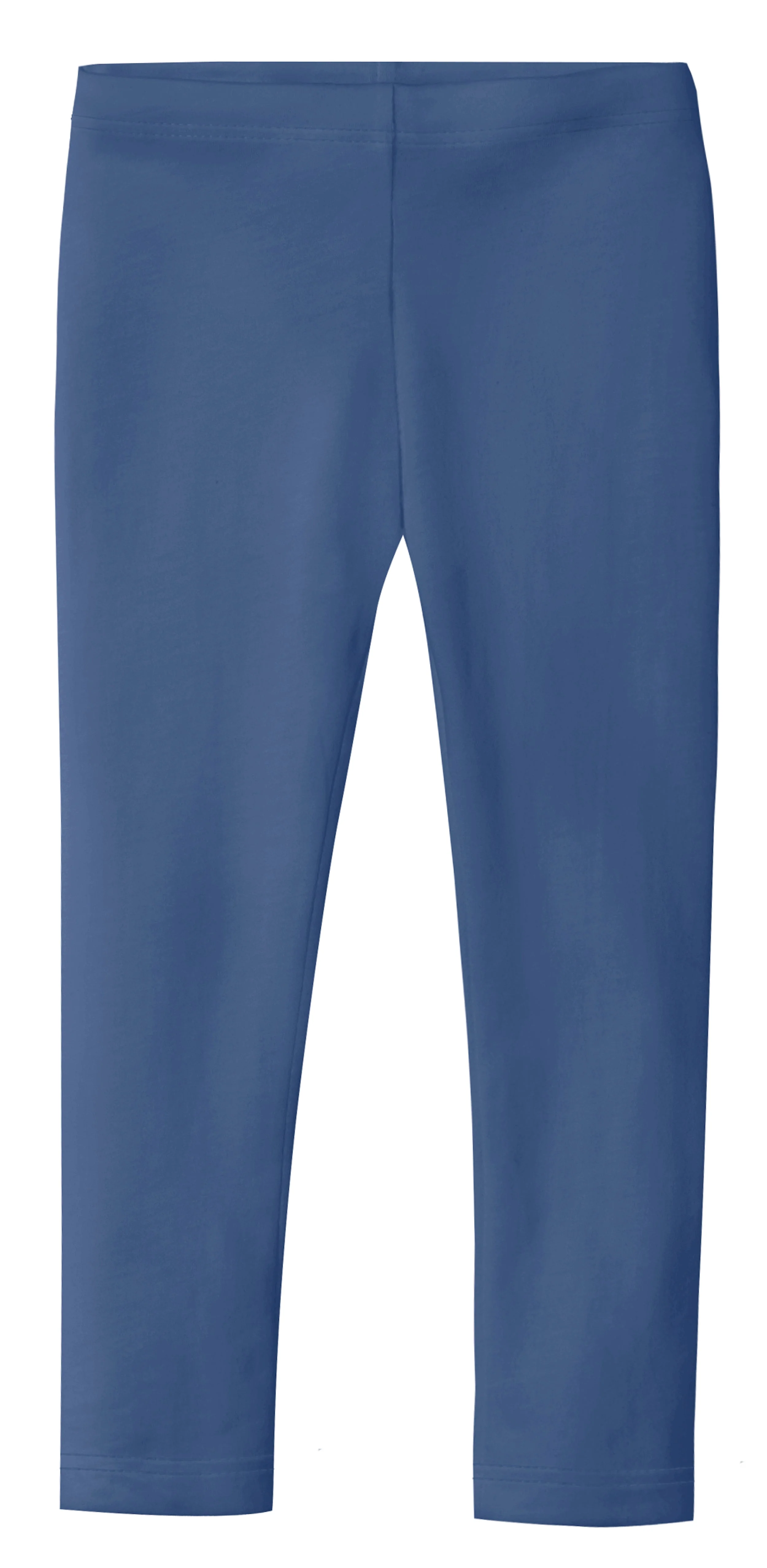 Girls Soft Organic Cotton Leggings | Smurf - Drispect