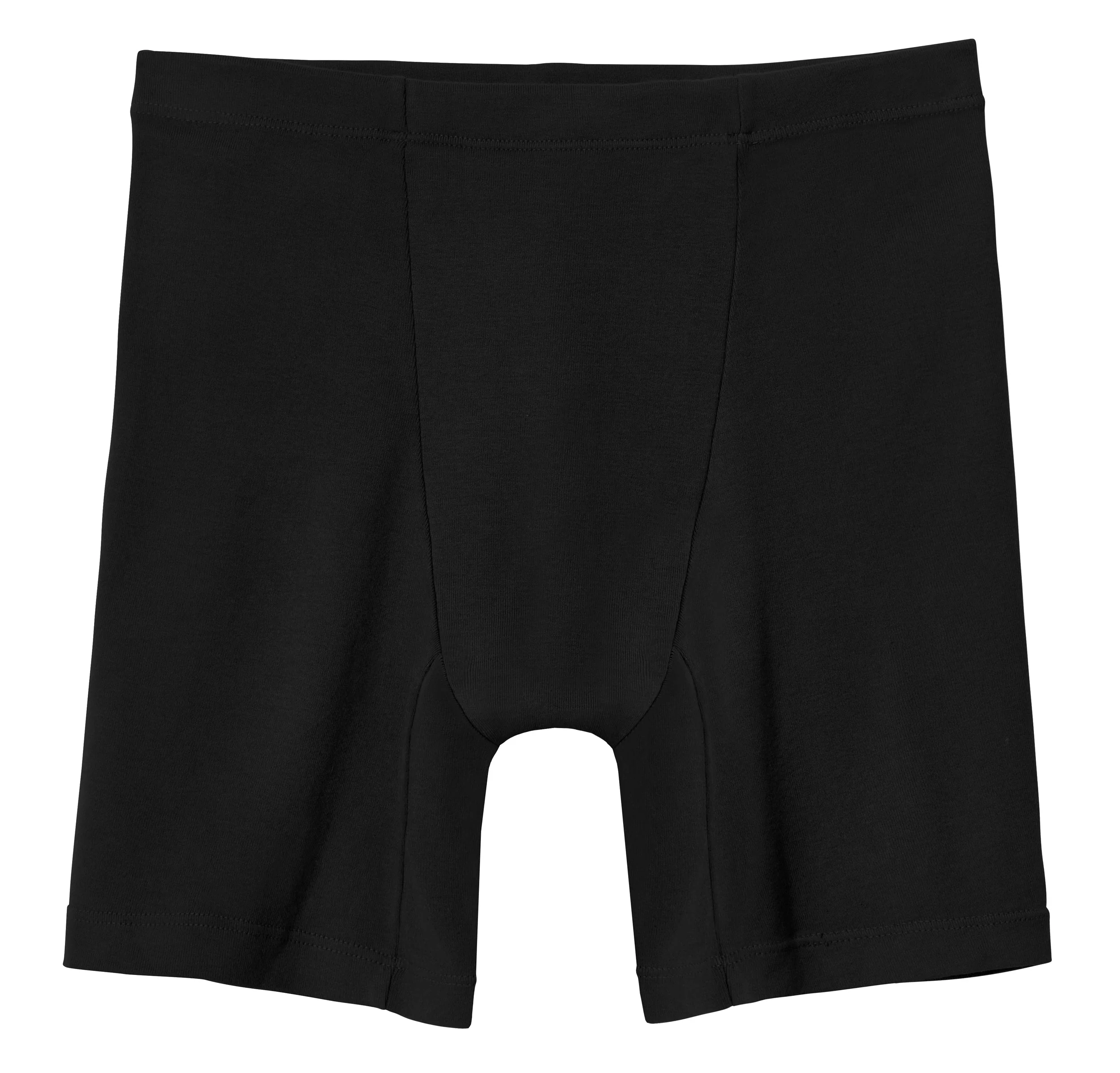 Boys Soft Organic Cotton Athletic Boxer Brief| Black - Drispect