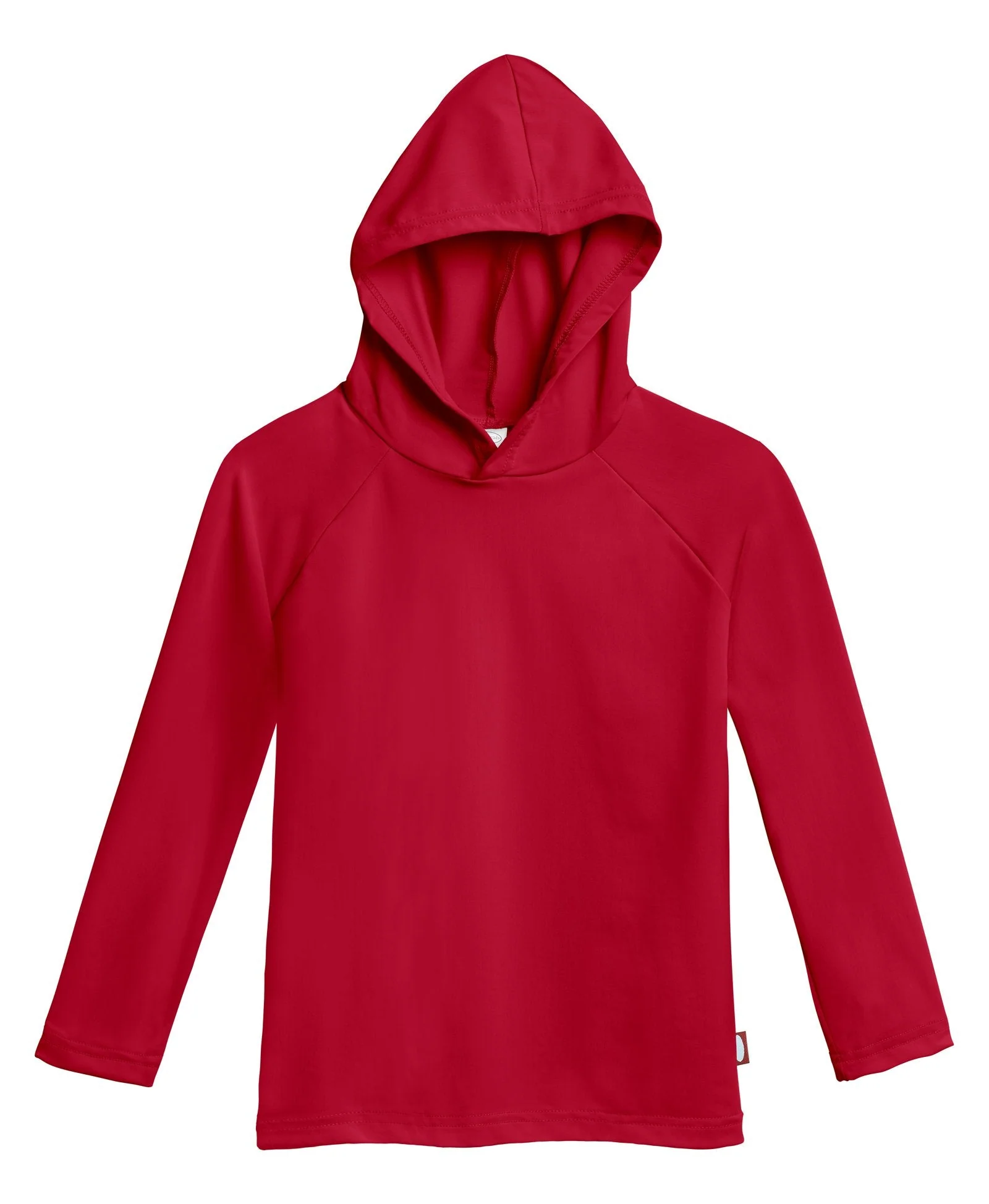 Unisex UPF 50+ Long Sleeve Hooded Rashguard | Red - Drispect