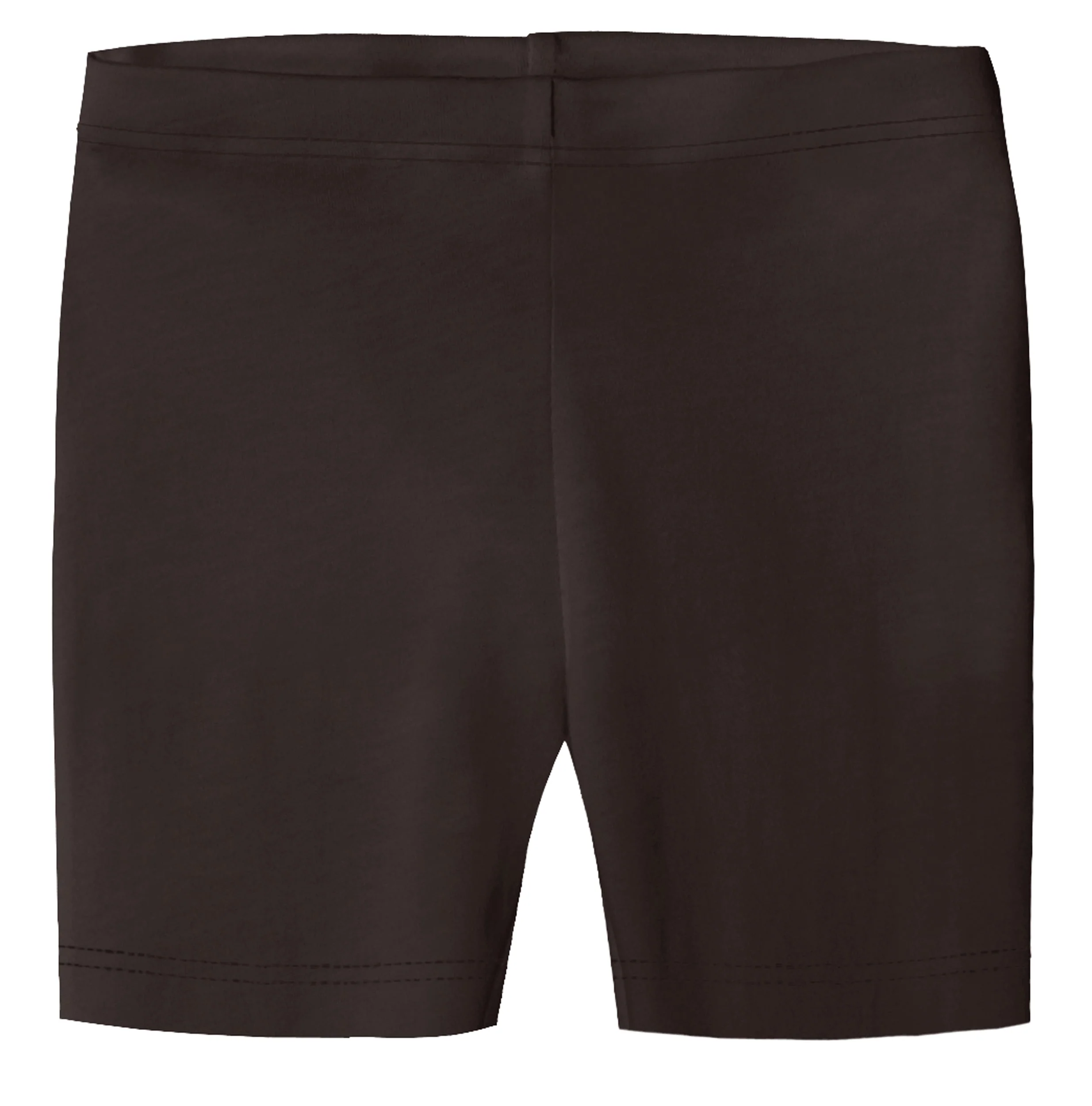 Girls Soft 100% Cotton Bike Shorts | Chocolate - Drispect