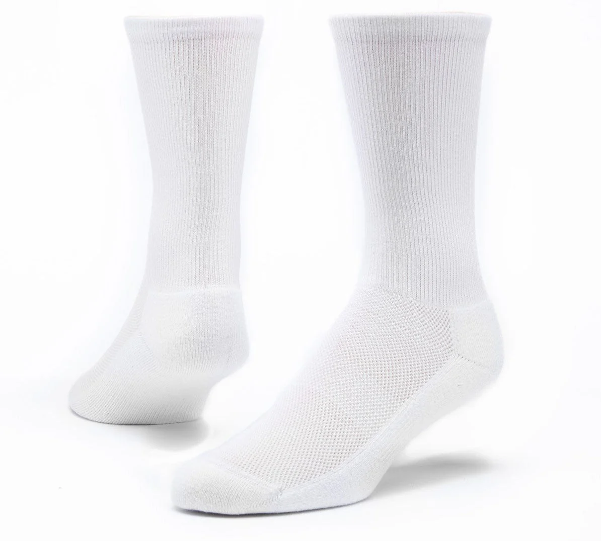 Women's & Men's Maggie's Organic Sport Sock Crew | White - Drispect