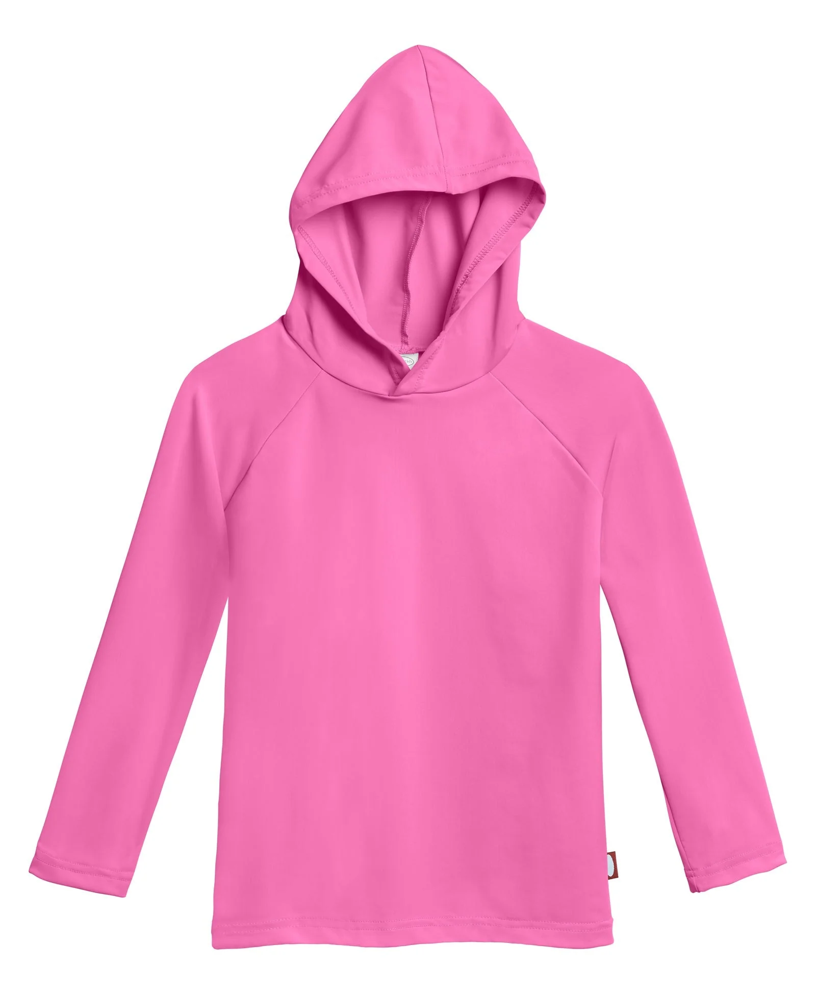 Unisex UPF 50+ Long Sleeve Hooded Rashguard | Medium Pink - Drispect