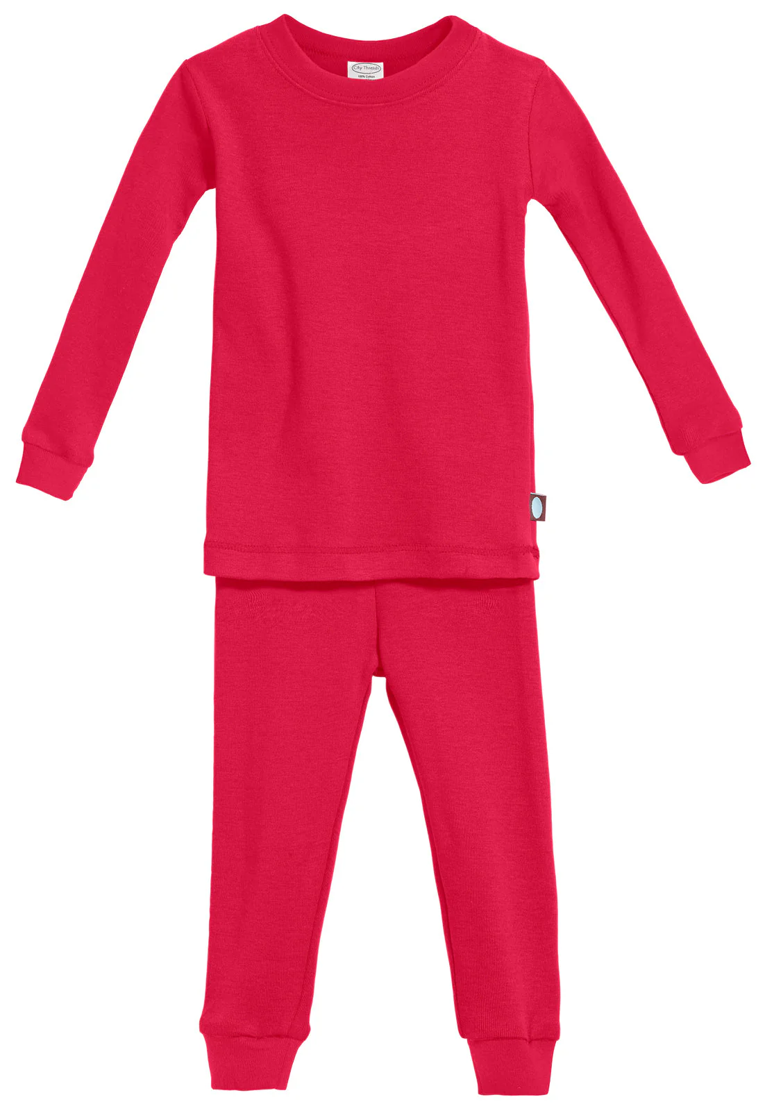 Kid's Organic Cotton Snug Fit Pajama Sets-Seconds| Damage - Candy Apple - Drispect
