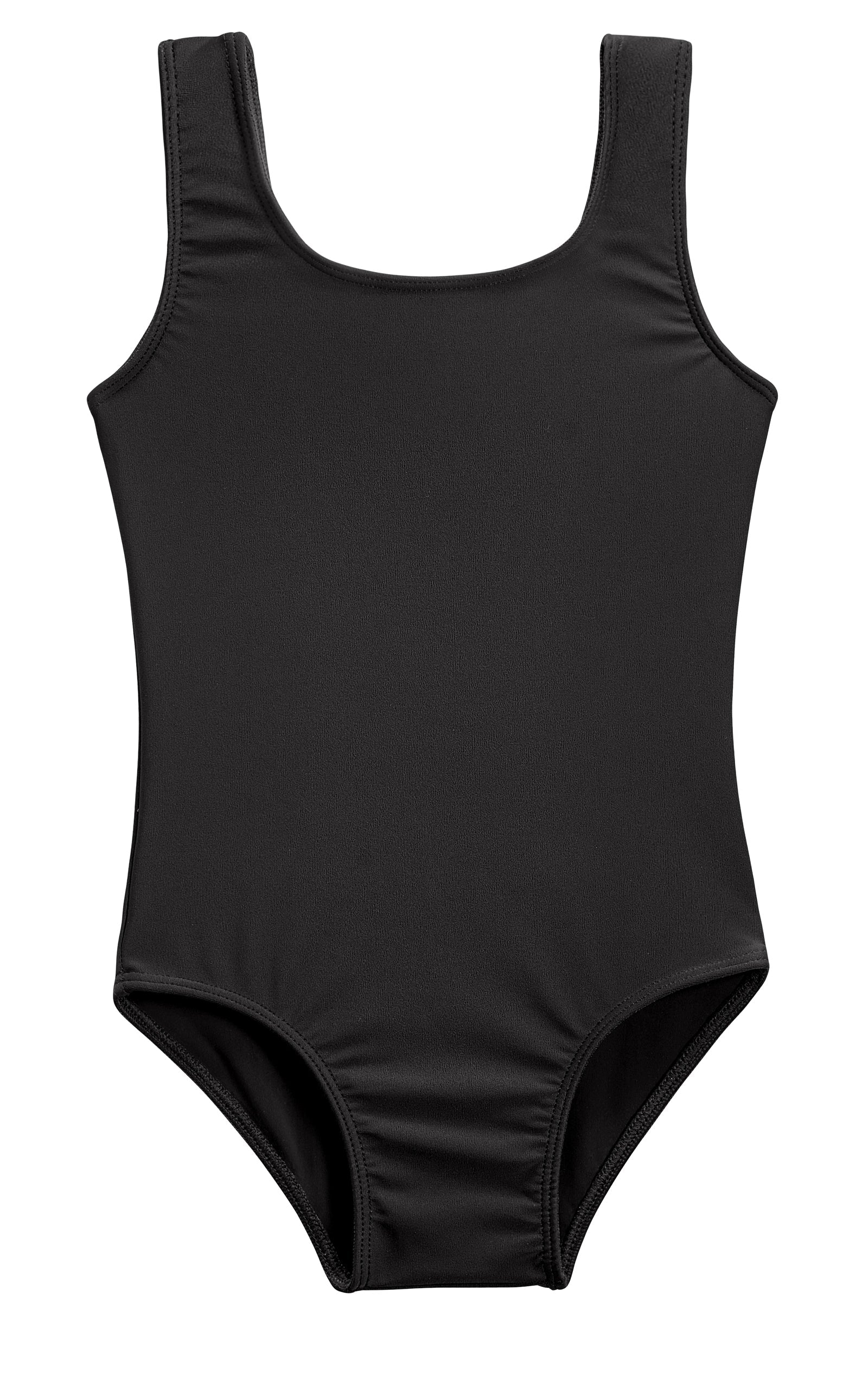 Girls UPF 50+ One Piece Swimsuit | Black - Drispect