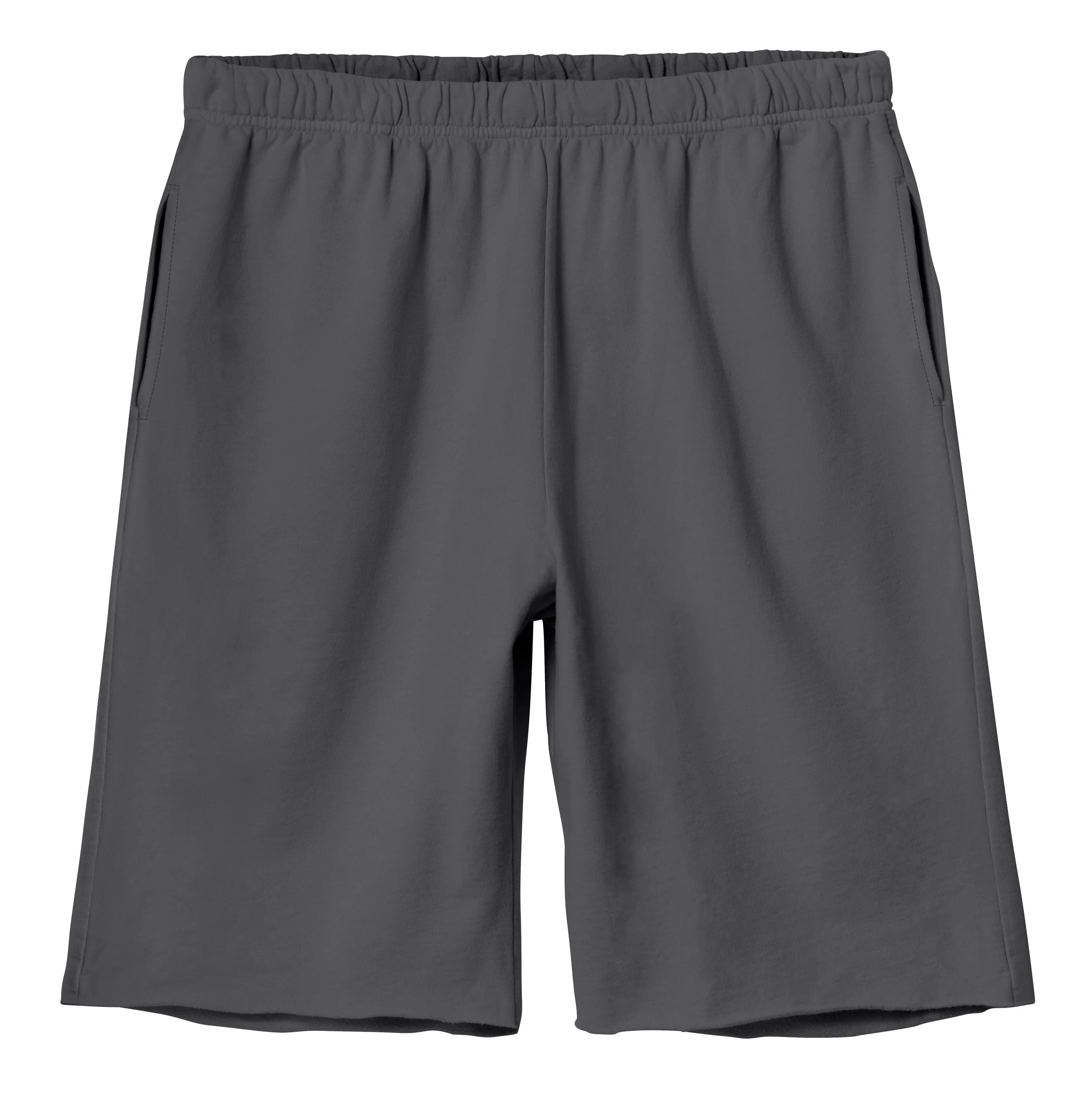 The Softest Men's 100% Cotton Fleece Athletic Short | Charcoal - Drispect